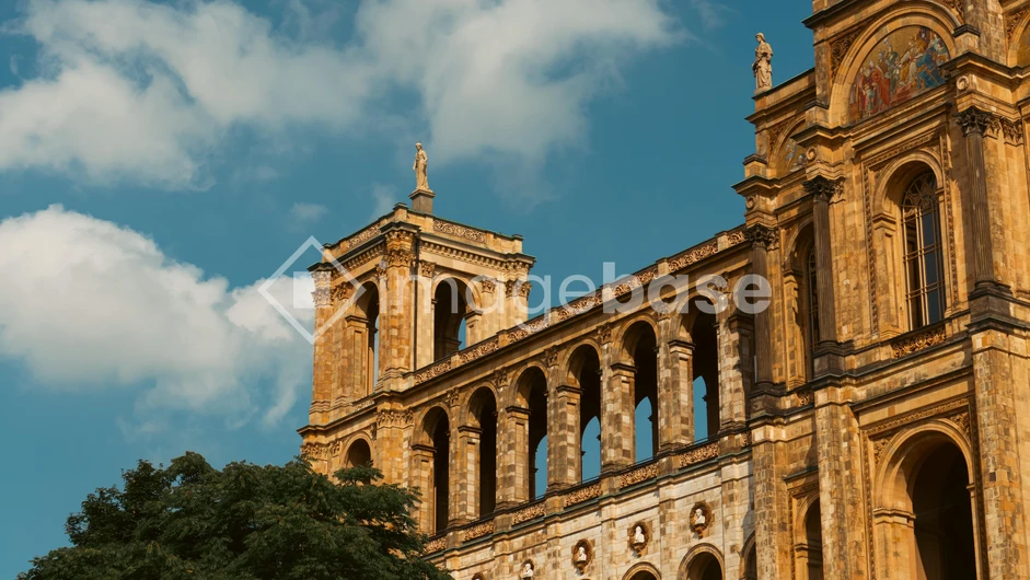 Historic Architecture Against Blue Sky