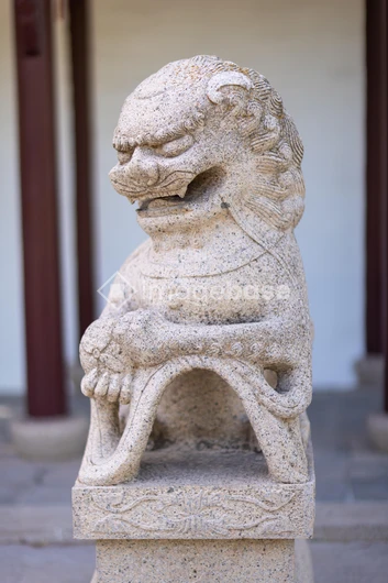 Stone Guardian Sculpture